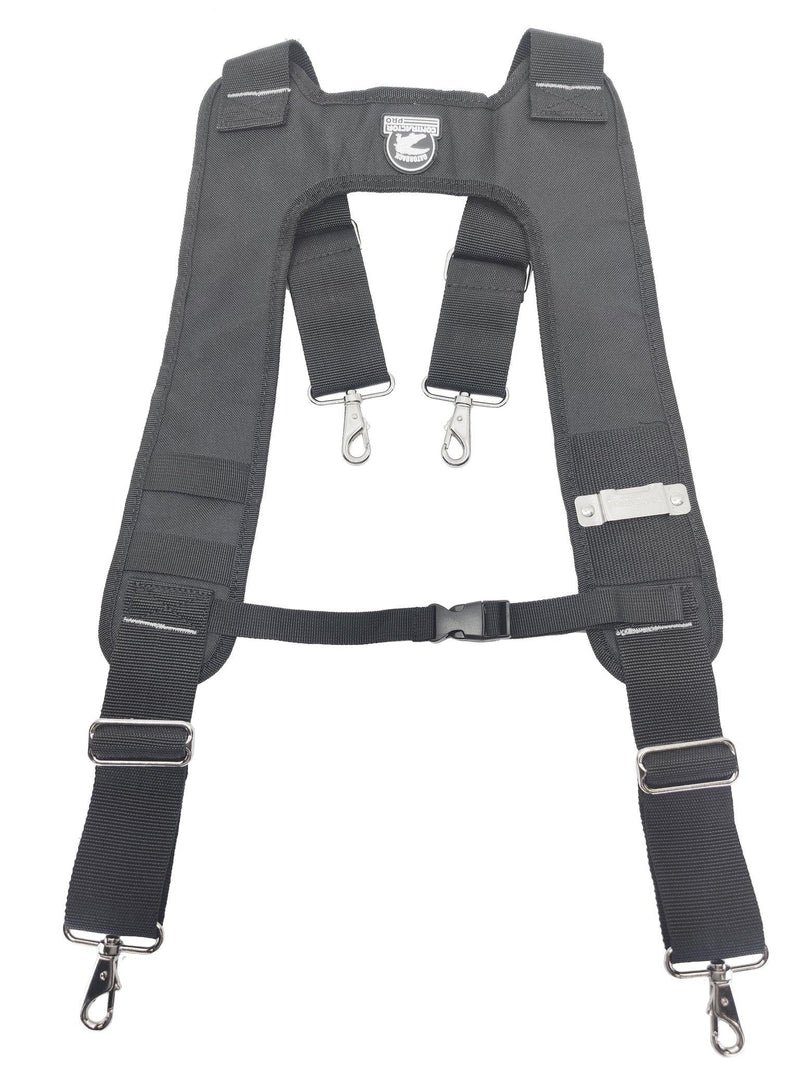 Gatorback B616 Deluxe Suspender Harness w/Molded Air Channel Shoulder & Neck Padding, Chest Strap & Metal Spring Hooks - AlphaTools.ca