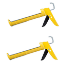 2-Pack Dripless C150 Consumer Grade Caulk Gun, 10 oz. Cartridge Capacity, 5:1 Thrust Ratio